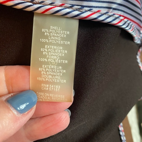 Tommy Hilfiger Faux Suede Jacket Ladies Sz 12 - Picture 4 of 9